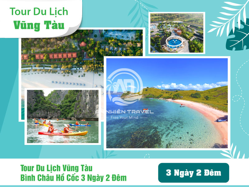 Tour du lịch Vũng Tàu - Bình Châu Hồ Cốc 3 ngày 2 đêm