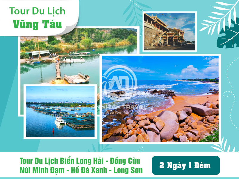 Tour du lịch Biển Long Hải - Đồng Cừu - Núi Mình Đạm - Hồ Đá Xanh - Long Sơn 2 ngày 1 đêm