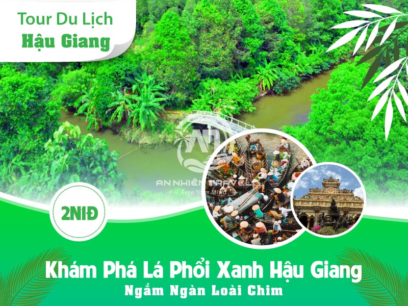 Khám phá lá phổi xanh Hậu Giang - Ngắm ngàn loài chim