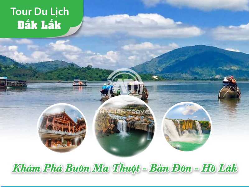 Tour du lịch khám phá Buôn Ma Thuột - Bản Đôn - Hồ Lăk 4 ngày 3 đêm