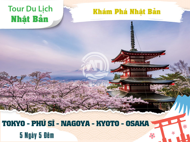 Tour du lịch khám phá Nhật Bản - Tokyo - Phú Sĩ - Nagoya - Kyoto - Osaka 6 ngày 5 đêm