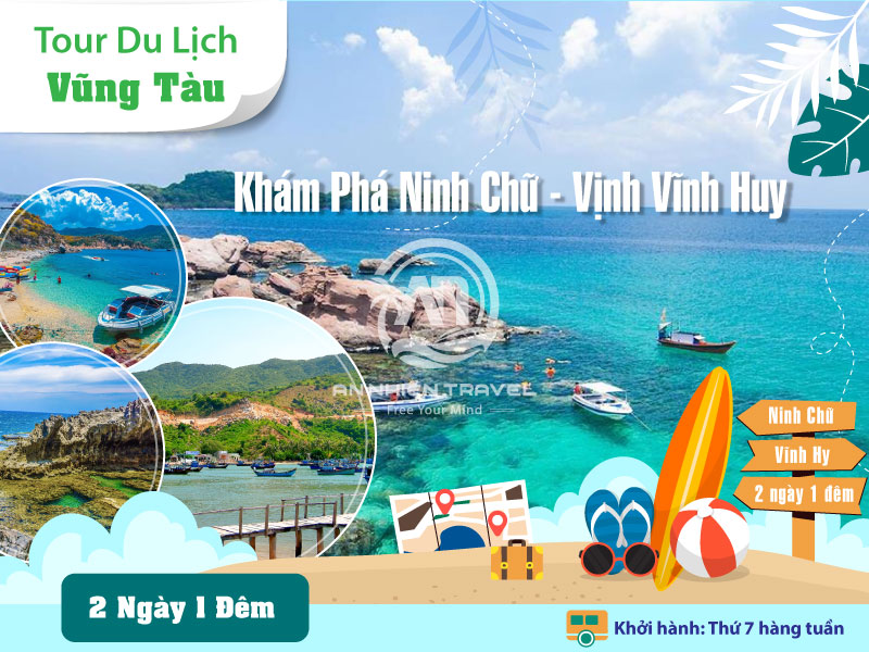 Tour du lịch Ninh Chữ - Vịnh Vĩnh Hy 2 ngày 1 đêm