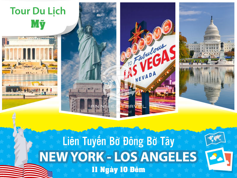 Tour du lịch Mỹ liên tuyến bờ Đông bờ Tây New York - Los Angeles