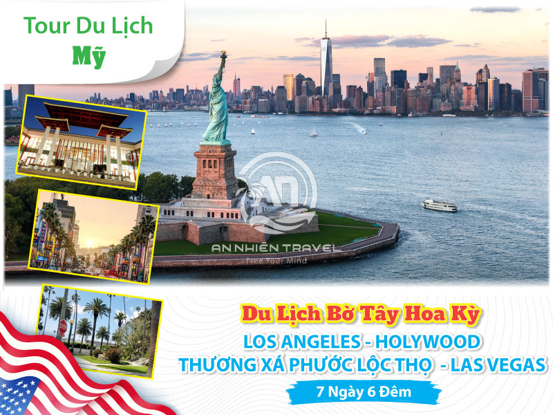 Du lịch Bờ Tây Hoa Kỳ Los Angeles - Hollywood - Thương Xá Phước Lộc Thọ - Las Vegas