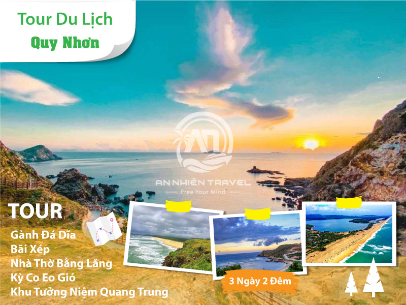 Du lịch Gành Đá Dĩa - Bãi Xép - Nhà thờ Bằng Lăng - Kỳ Co Eo Gió - Khu tưởng niệm Quang Trung